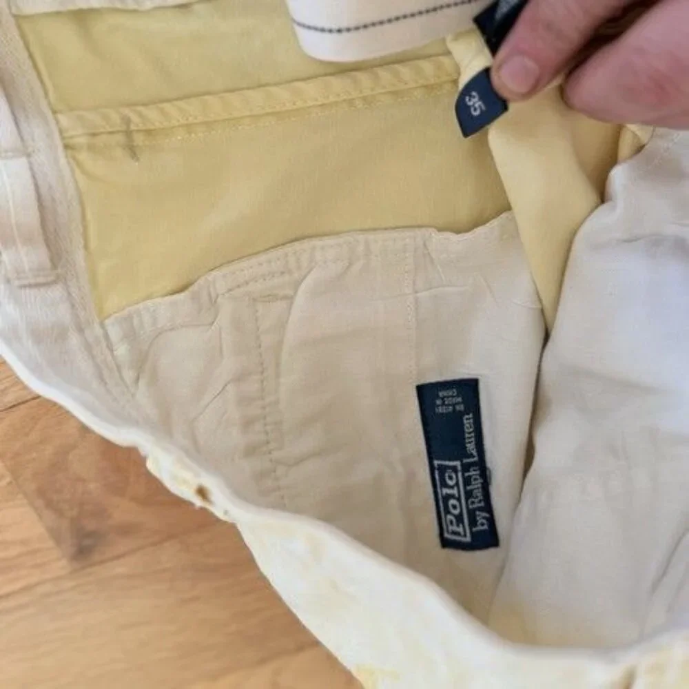 Polo Ralph Lauren Mens Khaki Shorts Lot of 4 Size 35
